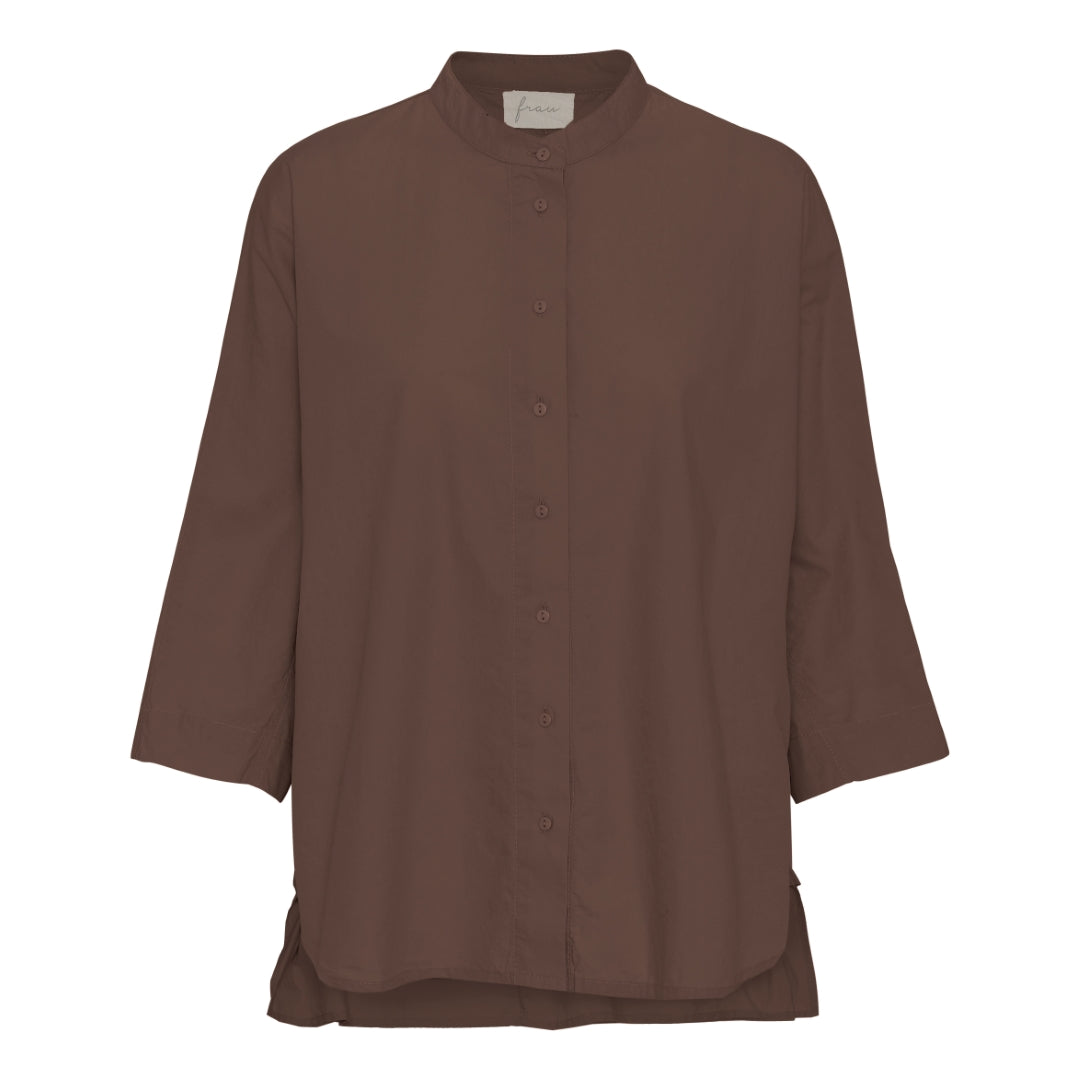 Seoul short shirt - Coffee Quartz