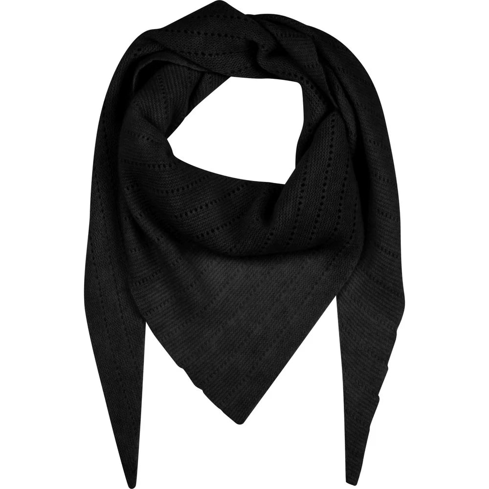 Doha cashmere scarf large - Black