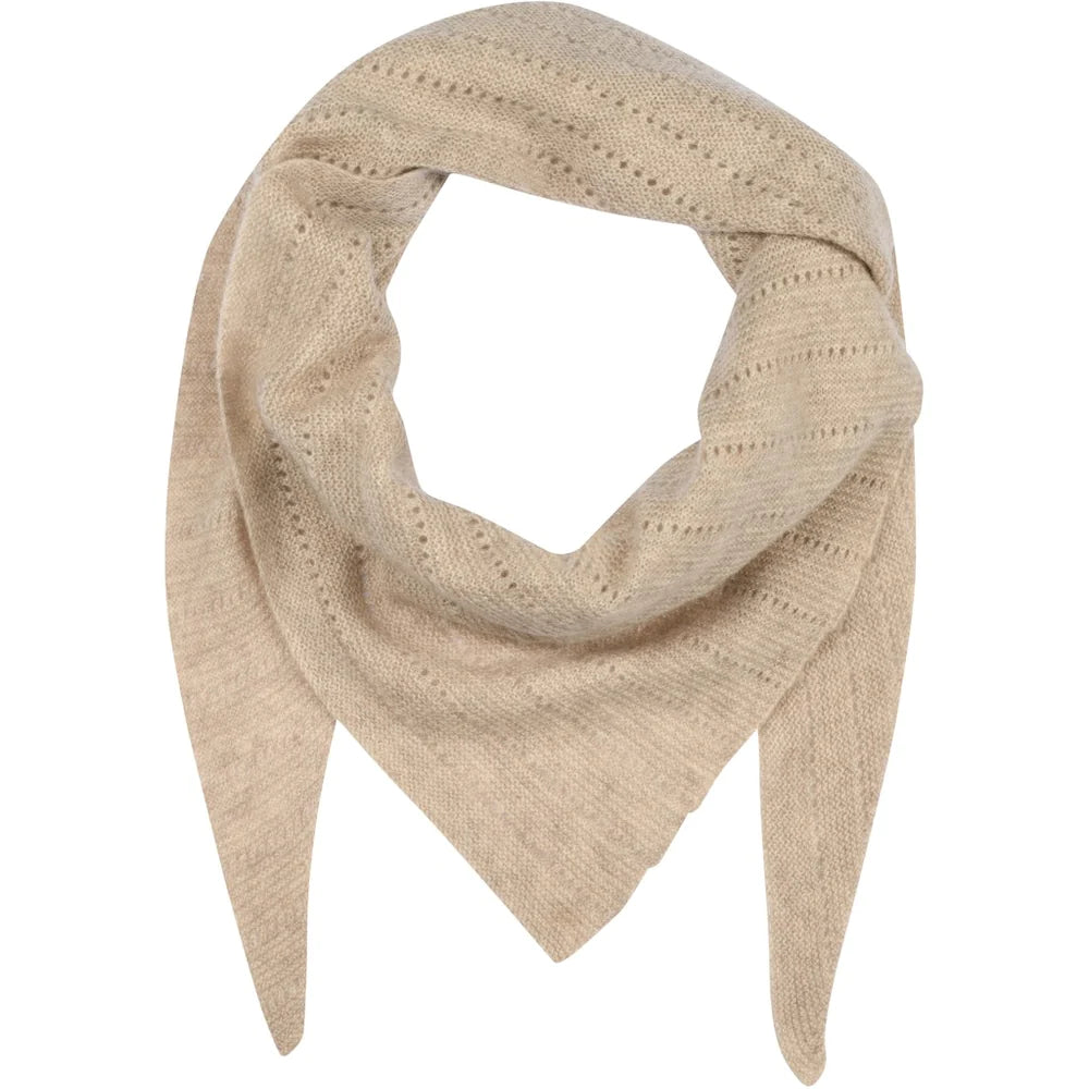Doha cashmere scarf large - Sandstone