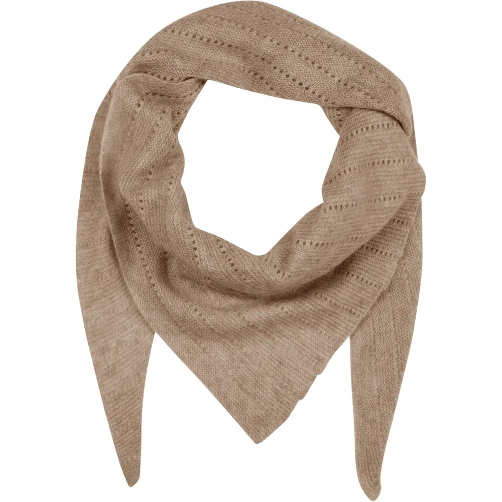 Doha cashmere scarf large - Shitake