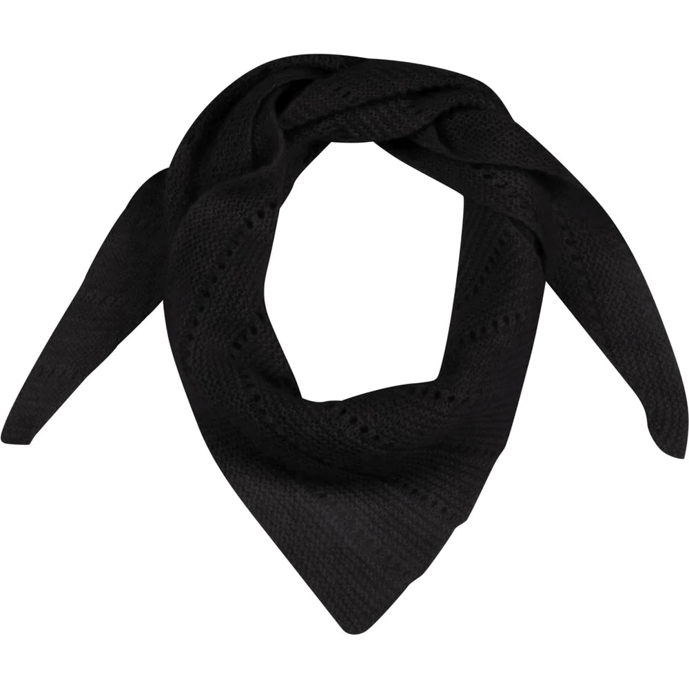 Doha cashmere scarf small - Black