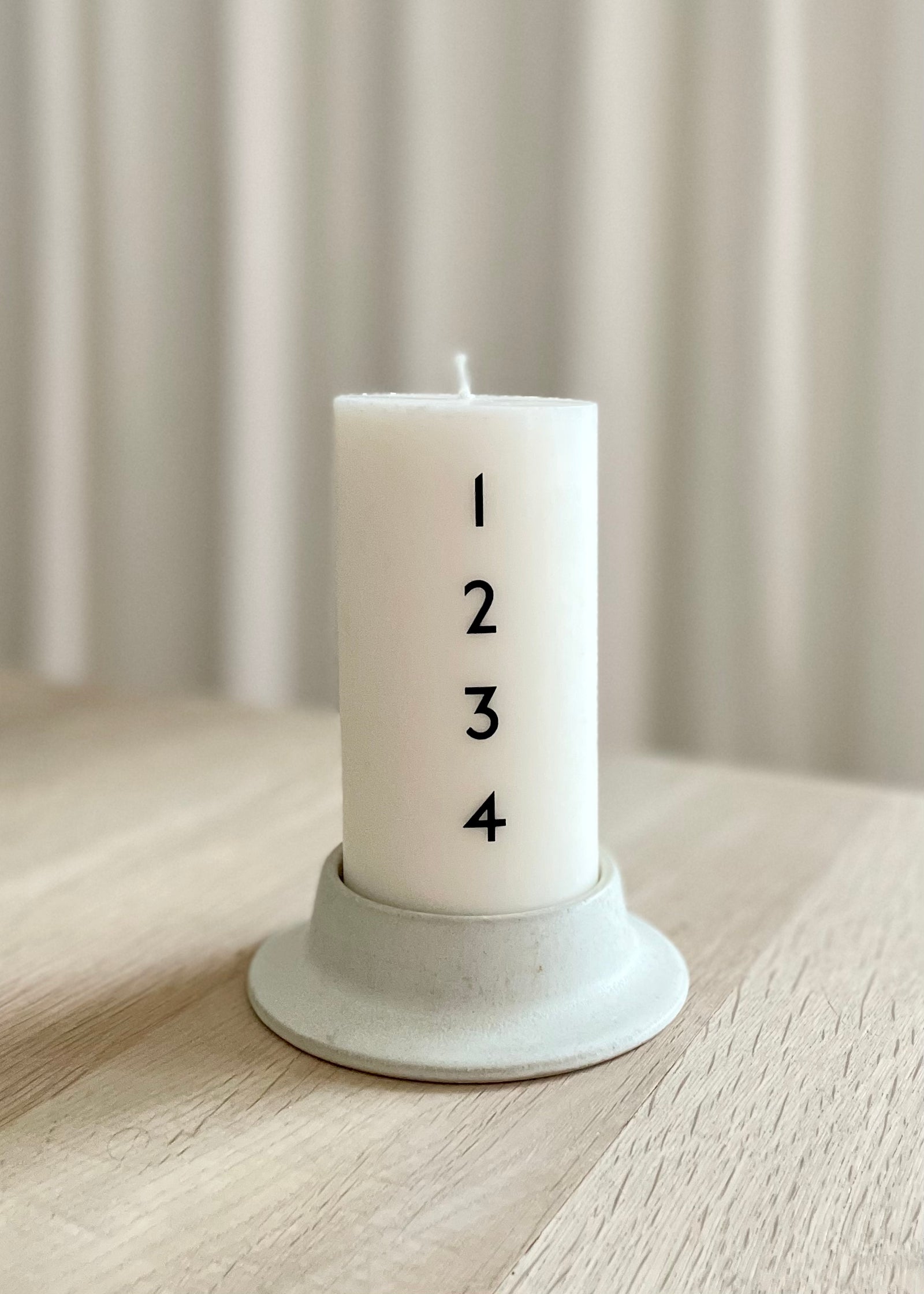 Advent Blockcandle