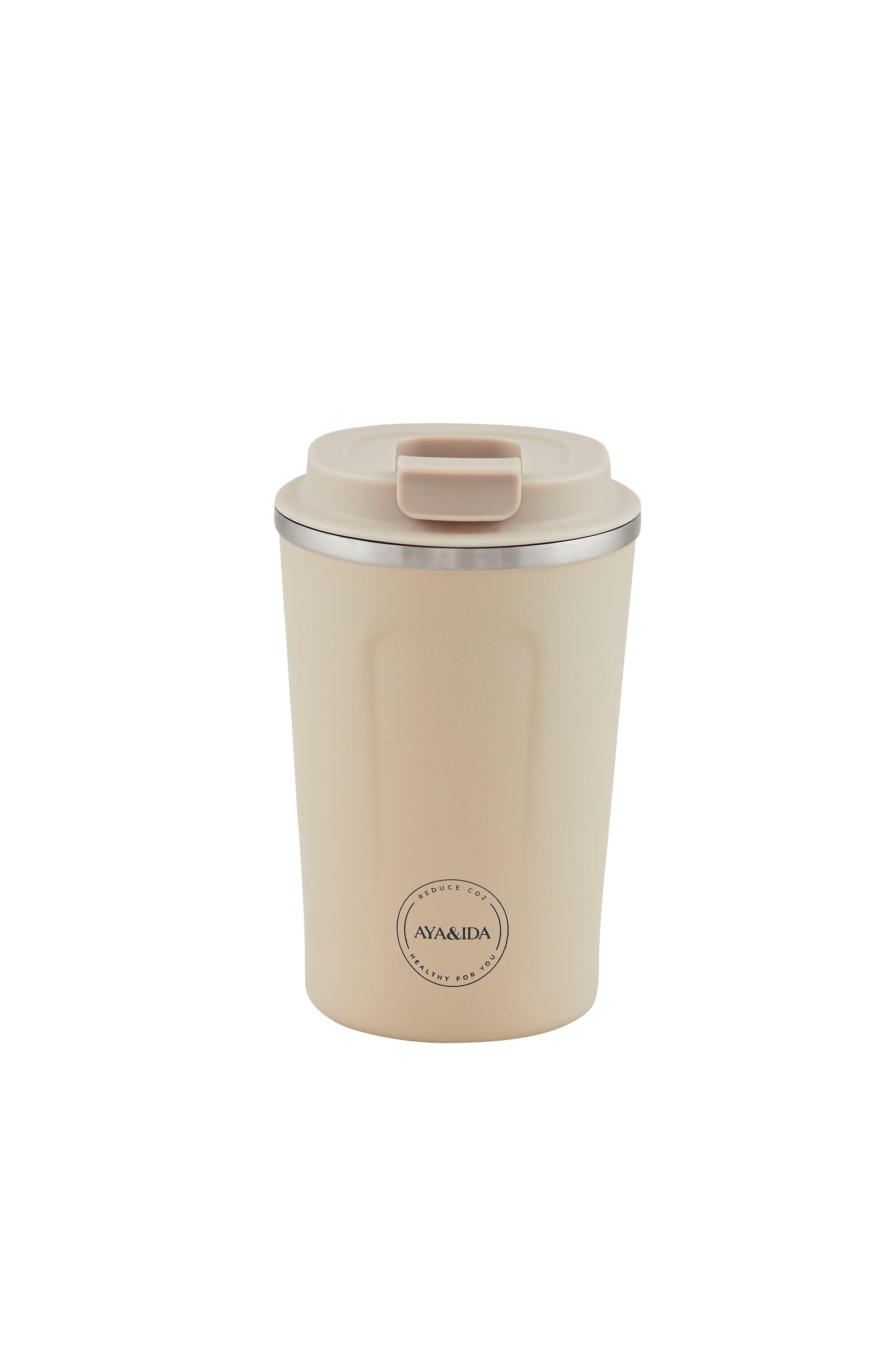AYA&IDA Drinking CUP2GO - Cream Beige - 380 ml.