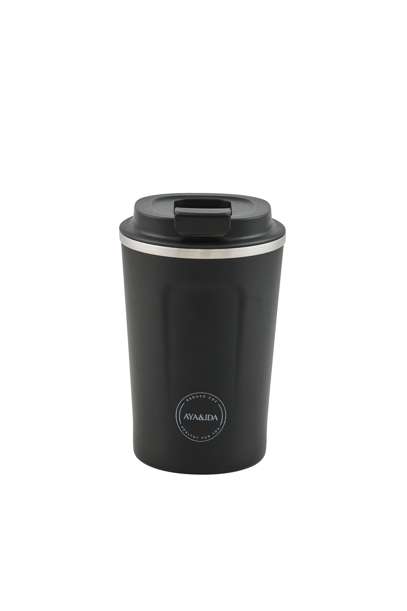 AYA&IDA Drinking CUP2GO - Matte Black - 380 ml.