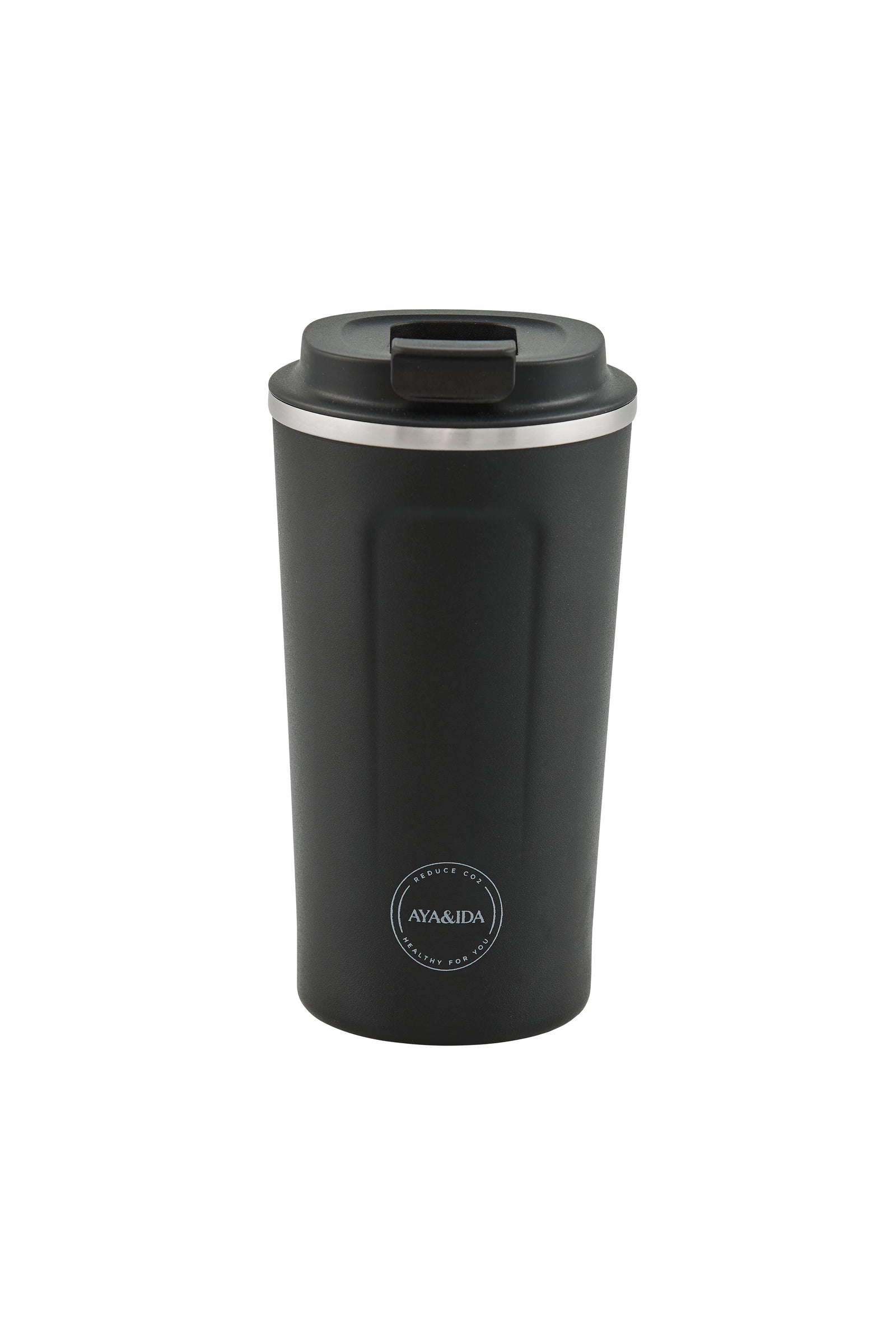 AYA&IDA Drinking CUP2GO - Matte Black - 500 ml.