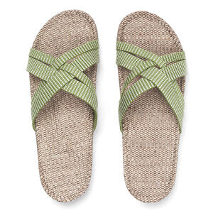 Shangies sandals - Green leaves