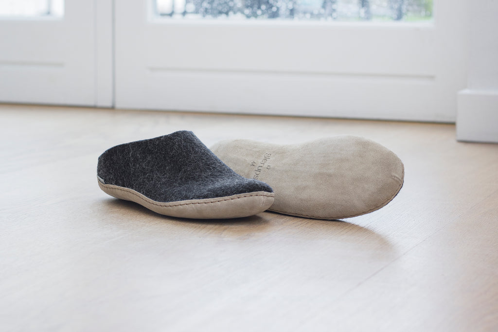 Glerups slipper, Charcoal