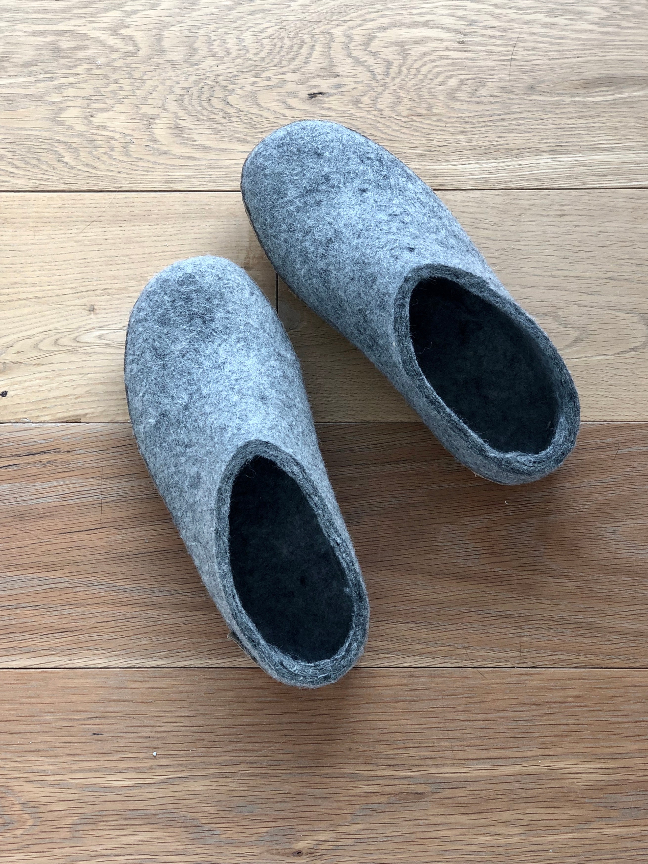 Glerups slipper, Grey –